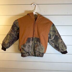 Outdoor Habitat canvas full zip coat youth size 5T